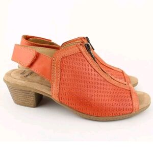 Earth Origins Marietta Maureen Womens Size 7.5M Ginger Spice Sandals Shoes